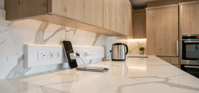 Optimisez votre cuisine avec une goulotte à prise intégrée : conseils et astuces pratiques Optimisez votre cuisine avec une goulotte à prise intégrée : conseils et astuces pratiques